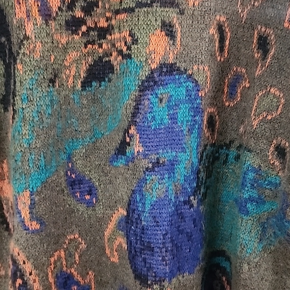 Eric Steven Vintage Artistic Duck Knit Cardigan - Picture 5 of 7